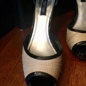 Super cute peep toe strappy heel.